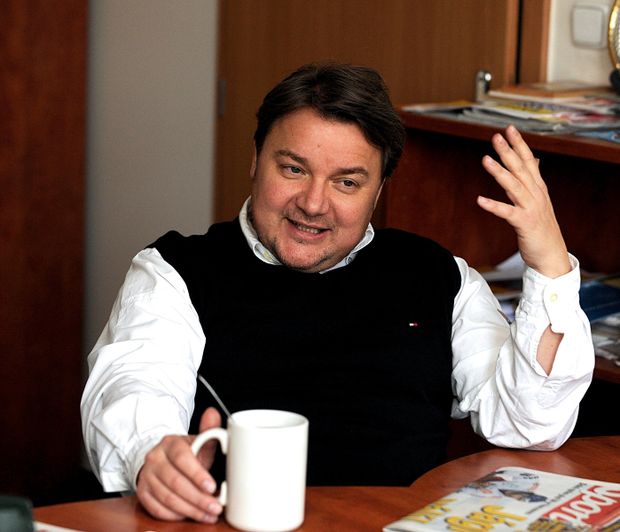 Těžkej Pokondr, neboli Miloš Pokorný a Roman Ondráček, při rozhovoru pro Sport Těžkej Pokondr, neboli Miloš Pokorný a Roman Ondráček, při rozhovoru pro Sport
