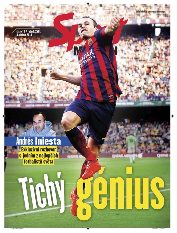 Titulní strana pátečního vydání Sport Magazínu Titulní strana pátečního vydání Sport Magazínu