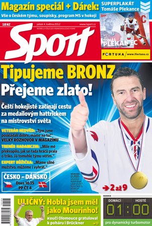 Deník Sport před šampionátem předpovídal, že Češi přivezou bronz