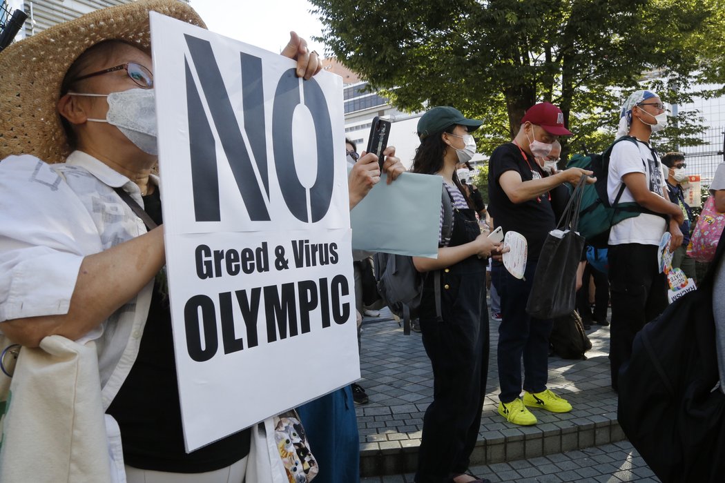 Japonci olympijské hry v době pandemie příliš nevítají