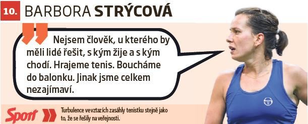 10. Barbora Strýcová