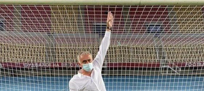 José Mourinho se vyfotil v menší bráně