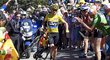 Chris Froome krátce poté, co ve 12. etapě Tour de France zničil svůj speciál