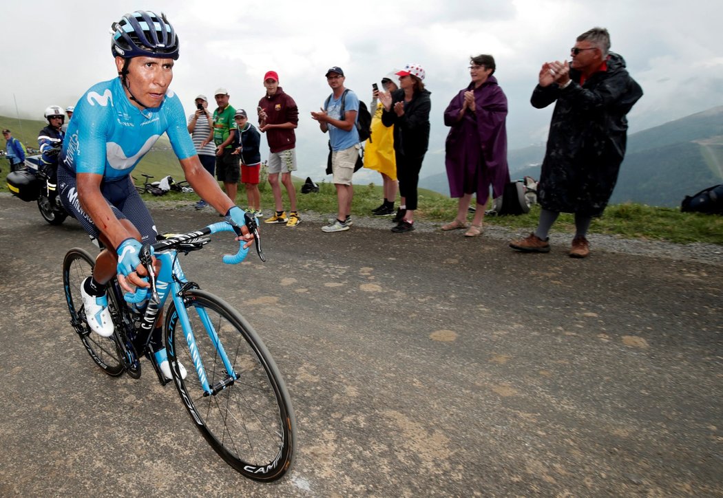 Kolumbijský jezdec Nairo Quintana ovládl 17. etapu cyklistické Tour de France