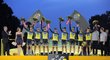 Saxo-Tinkoff, nejlepší tým stého ročníku Tour de France. Druhý zleva Roman Kreuziger.