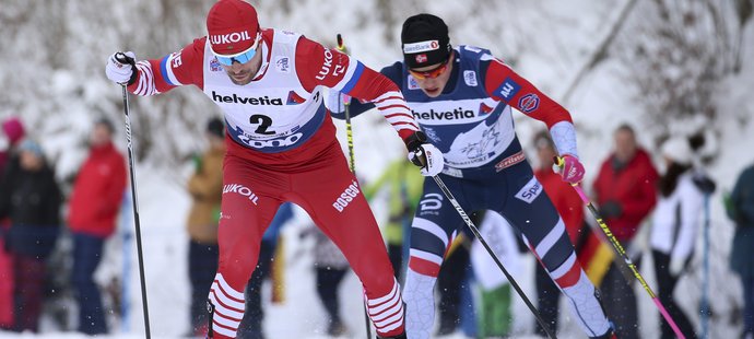 Johannes Klaebo je tady sice druhý, ale v Oberstdorfu nakonec vyhrál