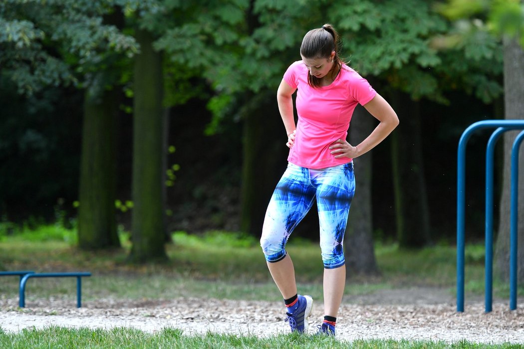 Kateřina Zítková trénuje na triatlon.