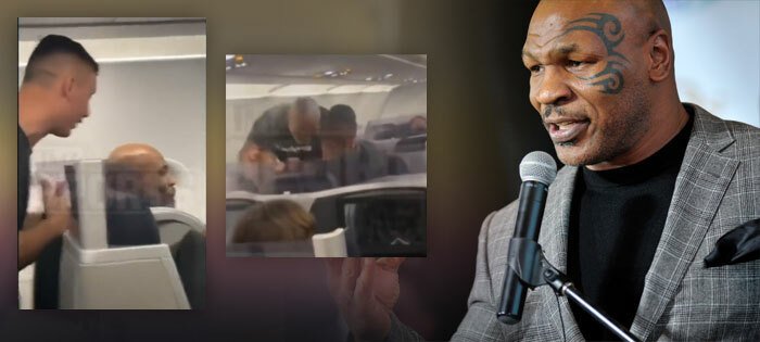 Mike Tyson zbil muže, který ho obtěžoval v letadle