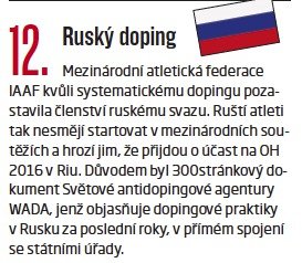 12. Ruský doping