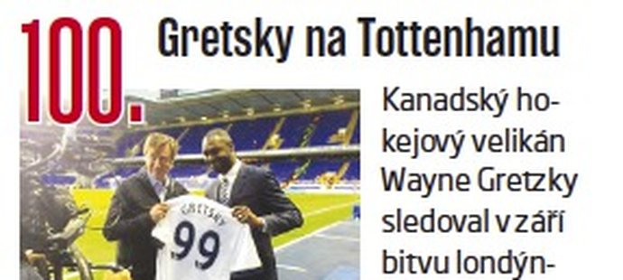 100. Gretsky na Tottenhamu