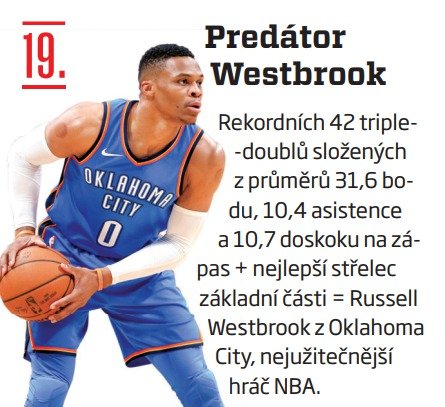 19. Predátor Westbrook