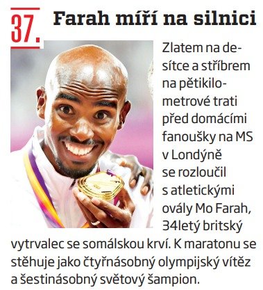 37. Farah míří na silnici