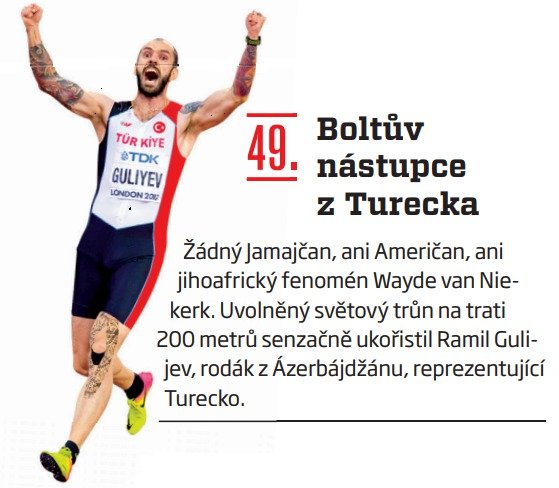 49. Boltův nástupce z Turecka