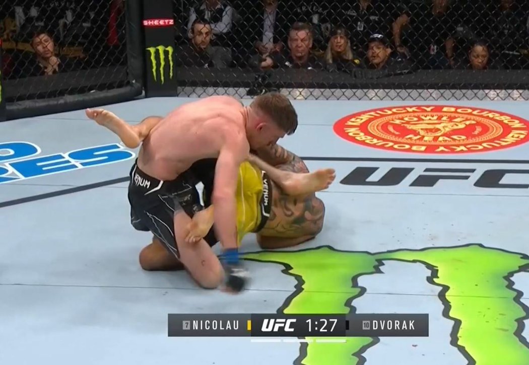 David Dvořák prohrál v UFC s Matheusem Nicolauem z Brazílie na body