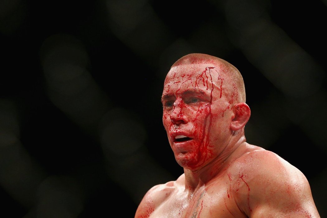 Ač zraněný, přesto vítěz. St-Pierre je novým šampionem UFC