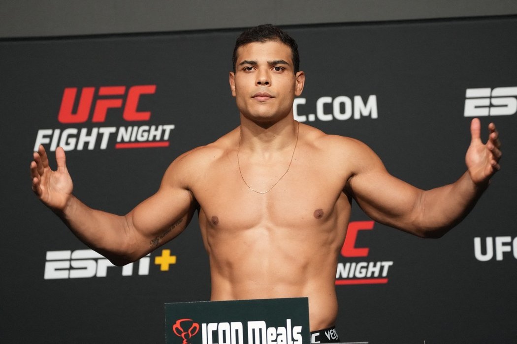 Zápasník UFC Paulo Costa z Brazílie se nevešel do limitu. Souboj s Marvinem Vettorim proběhne v polotěžké divizi