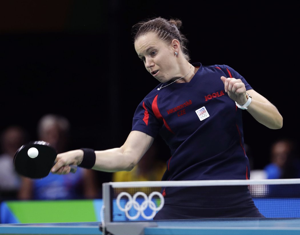 Iveta Vacenovská prohrála v druhém kole olympijského turnaje v stolním tenisu s Ukrajinkou Teťjanou Bilenkovou