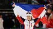 Sáblíková slaví své první olympijské zlato