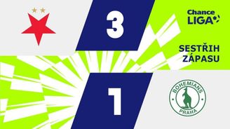 SESTŘIH: Slavia - Bohemians 3:1. Vršovické derby s přehledem zvládli domácí, výhru řídil Provod SESTŘIH: Slavia - Bohemians 3:1. Vršovické derby s přehledem zvládli domácí, výhru řídil Provod