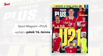 Sport Magazín +PLUS k EURO do 21 let: 68 stran, soupisky, rozhovory