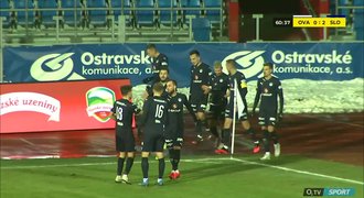 SESTŘIH: Ostrava - Slovácko 1:2. Hosté odskočili Baníku na pět bodů