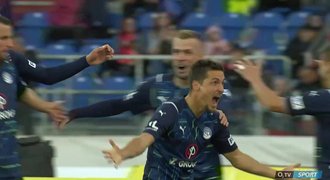 SESTŘIH: Baník - Slovácko 1:2. Souboj rivalů rozhodl Sadílek