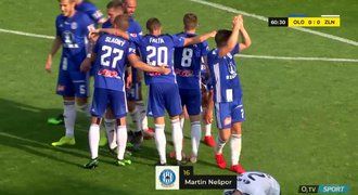 SESTŘIH: Olomouc - Zlín 1:0. První Látalova výhra, rozhodl Nešpor