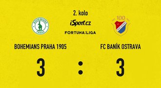 SESTŘIH: Bohemians - Baník 3:3. Drama v Ďolíčku! Bod zařídil Tijani