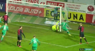 SESTŘIH: Bohemians - Jablonec 1:2. Hosté ukončili bídu, dohrávali v devíti