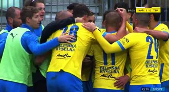 SESTŘIH: Karviná - Teplice 1:1. Soupeři po remíze dál na chvostu tabulky