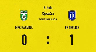SESTŘIH: Karviná - Teplice 0:1. Fila rozhodl gólem v závěru