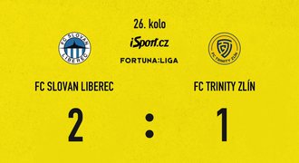 SESTŘIH: Liberec - Zlín 2:1. Tvrdá prohra pro Vrbu. Penalta, VAR i zranění