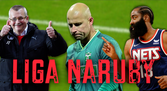 LIGA NARUBY: Bolek jako Harden, tlačenka Slavie a zidanovka na blátě