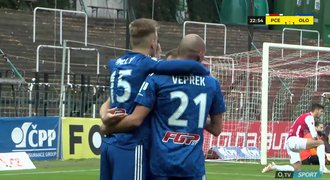 SESTŘIH: Pardubice - Olomouc 1:5. Hanáci si zastříleli v Ďolíčku