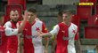 Slavia - Karviná: Chytil krásně sklepl Wallemův centr do sítě, 4:1!