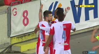 SESTŘIH: Slavia - Plzeň 5:1. Uragán českého mistra, krásné akce i góly