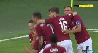 SESTŘIH: Sparta - Ostrava 3:2. VAR i vypjatý závěr, dvakrát pálil Hložek