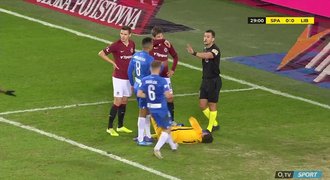 SESTŘIH: Sparta - Liberec 1:1. Dočkal selhal při penaltě, Slovan využil bizáru