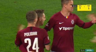 SESTŘIH: Sparta - Teplice 7:2. Letenská demolice, Krejčí dal tři góly