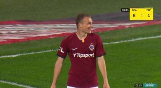 SESTŘIHY: Sparta ničila! Teplicím dala sedm gólů. Slavia ztratila v Brně