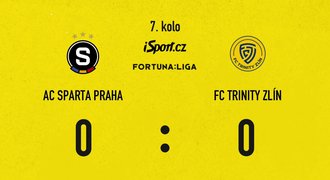 SESTŘIH: Sparta – Zlín 0:0. Domácí ztráta, tutovky hostů a pískot