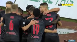 SESTŘIH: Baník – Slavia 0:1. Stanciu rozhodl z penalty, domácí se vztekali