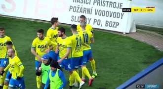 SESTŘIH: Teplice - Opava 3:1. Domácí se dočkali výhry, Kováčův plán nevyšel