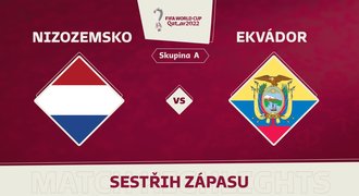 SESTŘIH: Nizozemsko - Ekvádor 1:1. Oranjes znovu nenadchli, Valencia úřadoval