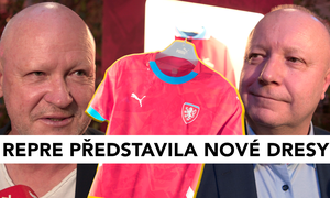 Repre představila nové dresy. Červená jako z Bělehradu, venkovní jako z EURO 2004