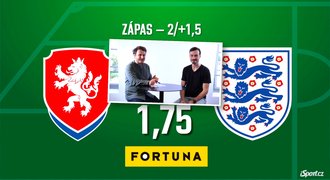 SÁZKAŘSKÉ TIPY: Češi na Anglii stačit nebudou, na co ale v atraktivním duelu vsadit?