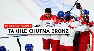 Česko - Finsko 8:5. Bronzový obrat z říše snů! Medaili vystřelil Hamara