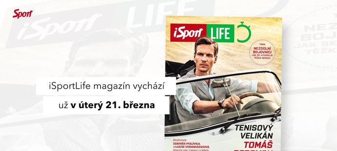 iSportLife magazín: Berdych, boj s nejtěžším soupeřem a hvězdný pár
