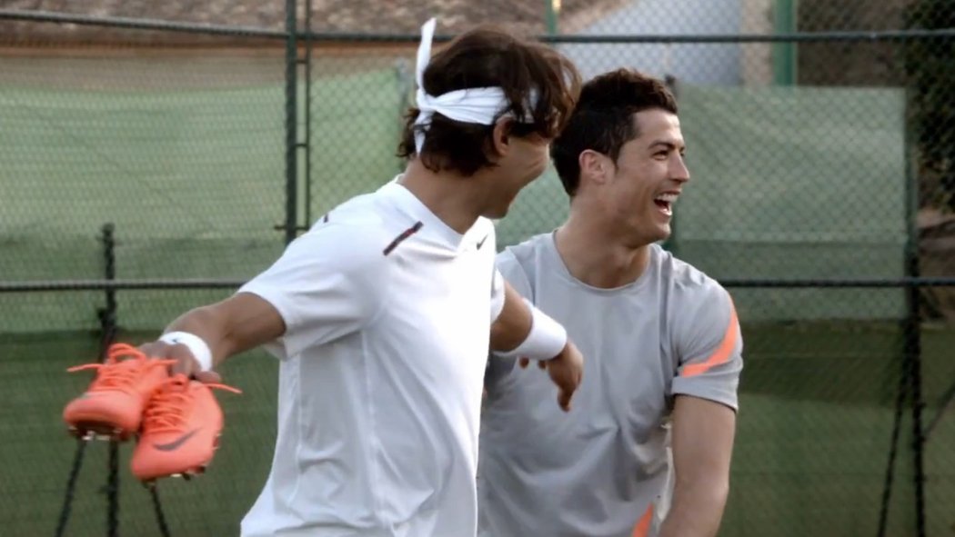 Rafael Nadal i Cristiano Ronaldo si vzájemné setkání užili