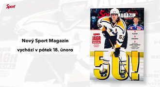 Sport Magazín a Jágrův narozeninový speciál: plakát i pamětník Murphy